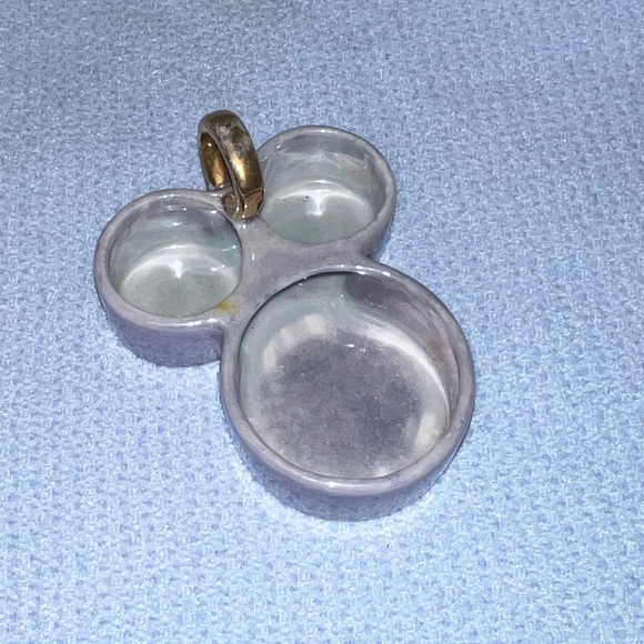 Rare Vintage Condiment Salt Shaker Holder Lusterware Hand Painted Japan - Picture 13 of 16